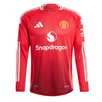 Camisa de Futebol Manchester United Equipamento Principal 2024-25 Manga Comprida